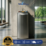 Dispenser Air RO Desalite DP-50B standing stainless steel untuk pemurni air minum tanpa galon