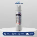 Komponen filter air CTO Inline Filter integrated carbon filter tipe lanjutan kapsul penyerap klorin bau rasa organik sistem Filter RO