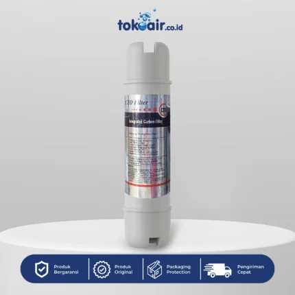 Komponen filter air CTO Inline Filter integrated carbon filter tipe lanjutan kapsul penyerap klorin bau rasa organik sistem Filter RO